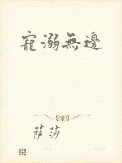 宠溺无边封面