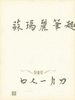 苏玛丽笔趣阁封面