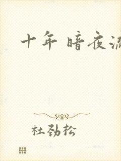 十年 暗夜流光
