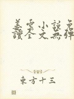 姜云小说免费阅读全文无弹窗封面