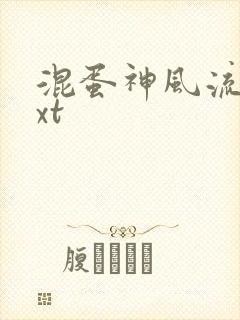 混蛋神风流史txt