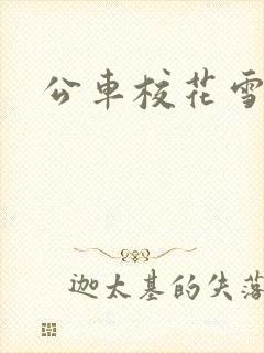公车校花雪柔h