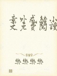 意外成结小说全文免费阅读笔趣阁下载无弹窗