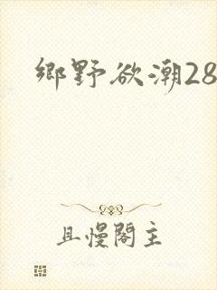 乡野欲潮28章