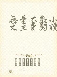 无爱不欢小说全文免费阅读封面
