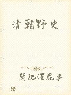 清朝野史