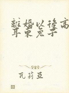 离婚以后高干 耳东兔子