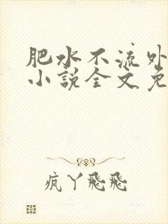 肥水不流外人田小说全文免费阅读1