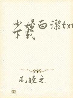 少妇白洁txt下载封面
