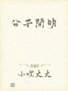 公子开明封面