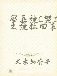 学长被C哭爬走又被拉回来封面