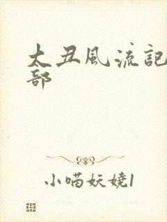 大丑风流记第二部封面