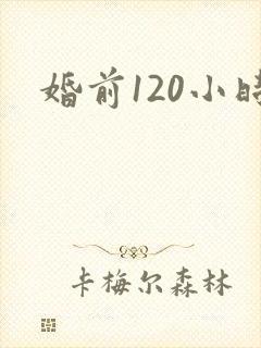 婚前120小时