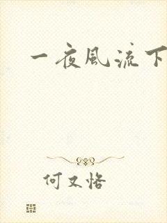 一夜风流下载