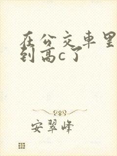 在公交车里c弄到高c了