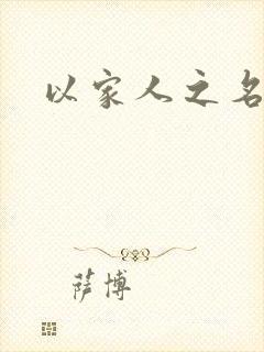 以家人之名小说