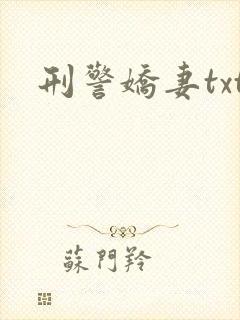 刑警娇妻txt