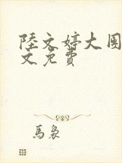陆文婷大团圆全文免费封面