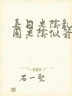 长日光阴乱作一团光阴似箭眇眇翟