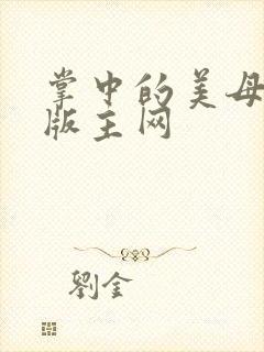 掌中的美母第一版主网