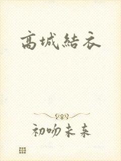 高城结衣封面