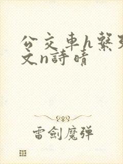 公交车h系列辣文n诗晴封面