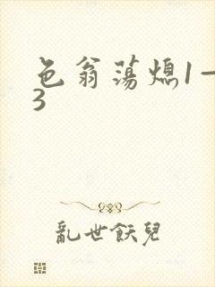 色翁荡熄1—13封面