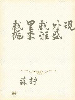 戏里戏外现场林栀季淮盛封面