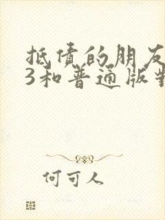 抵债的朋友麦子3和普通版对比