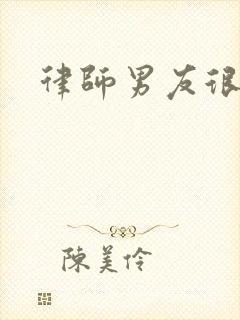 律师男友很难撩封面