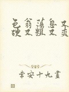 色翁荡息又大又硬又粗又爽封面