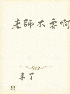 老师不要啊h封面