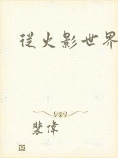 从火影世界归来封面
