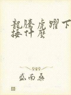 龙腾虎跃下一句接什么