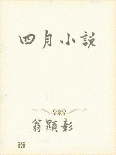 四月小说封面
