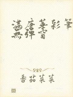 满唐华彩笔趣阁无弹窗封面