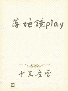 落地镜play
