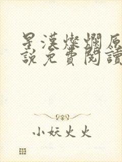 星汉灿烂原著小说免费阅读