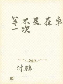 等不及在车里做一次