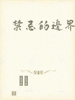 禁忌的边界线封面