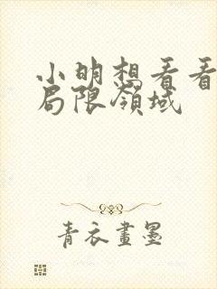 小明想看看永久局限领域封面