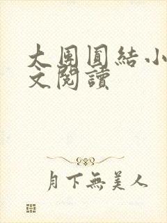 大团圆结小茹全文阅读