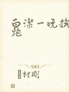 白洁一晚挨十二炮封面