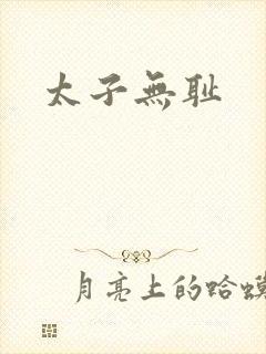 太子无耻封面