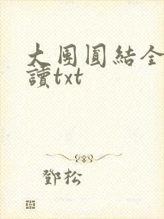 大团圆结全文阅读txt封面