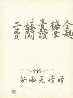 二嫁青梅全文免费阅读笔趣阁