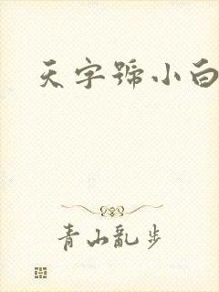 天字号小白脸