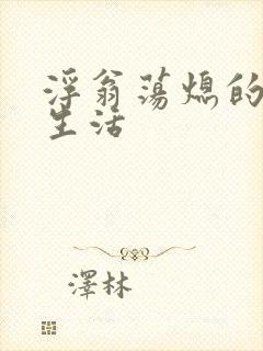 浮翁荡熄的幸福生活