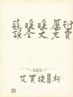 苏暖暖厉衍琛小说全文免费阅读