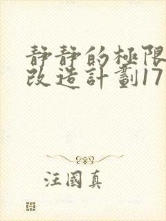 静静的极限自我改造计划17